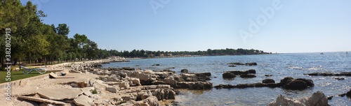 Umag-Strand in Kroatien