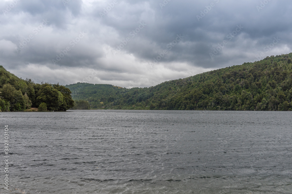 Tinquilco Lake in Huerquehue National Park, Pucon, Chile Tinquilco Lake in Huerquehue National Park, Pucon, Chile