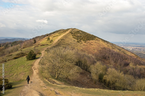 Malvern hills on a cloudy day photo