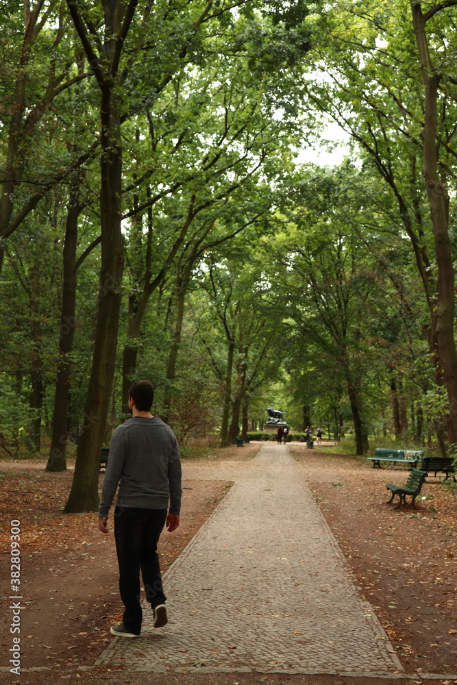 A walk in the Tiergarten Berlin