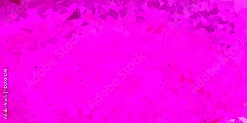 Light pink vector geometric polygonal design.