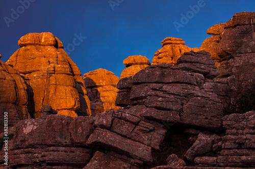 Papier peint Torcal de Antequera Nature Reserve, Málaga, Andalusia, Spain, Europe