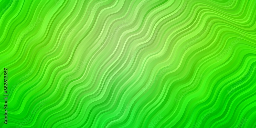 Light Green vector texture with curves. Illustration in abstract style with gradient curved. Pattern for busines booklets, leaflets Light Green vector texture with curves. Illustration in abstract style with gradient curved. Pattern for busines booklets, leaflets