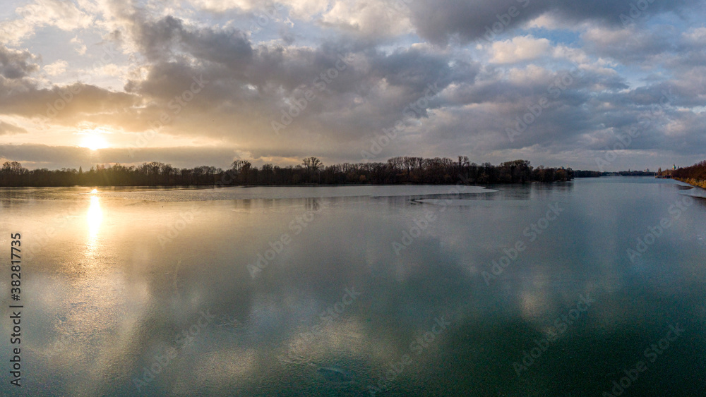 Hannover-Maschsee-Skyline - Panorama - Drohnenaufnahme Hannover-Maschsee-Skyline - Panorama - Drohnenaufnahme