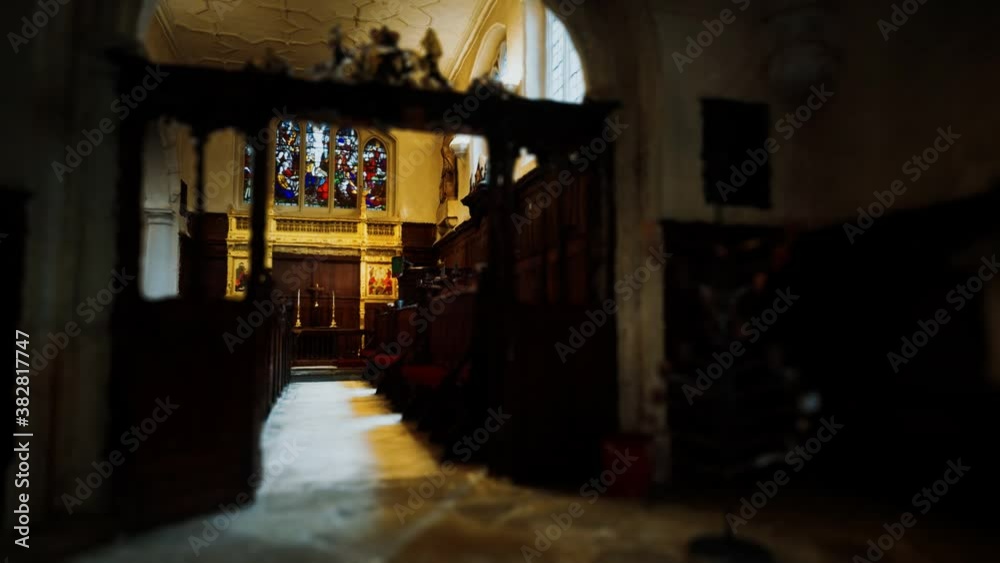 inside the Charterhouse Chapel interior inside the Charterhouse Chapel interior