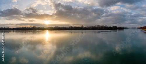 Hannover-Maschsee-Skyline - Panorama - Drohnenaufnahme