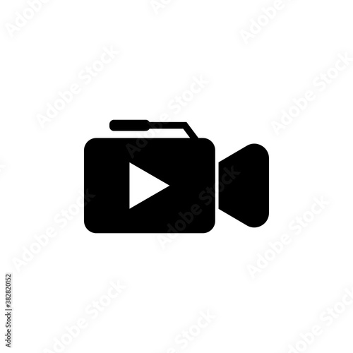 video recorder, camera recorder icon vector symbol