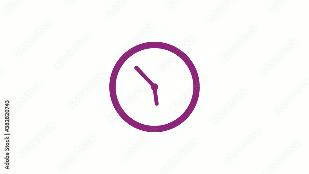 New pink dark circle 12 hours clock isolated without trick,clock icon New pink dark circle 12 hours clock isolated without trick,clock icon