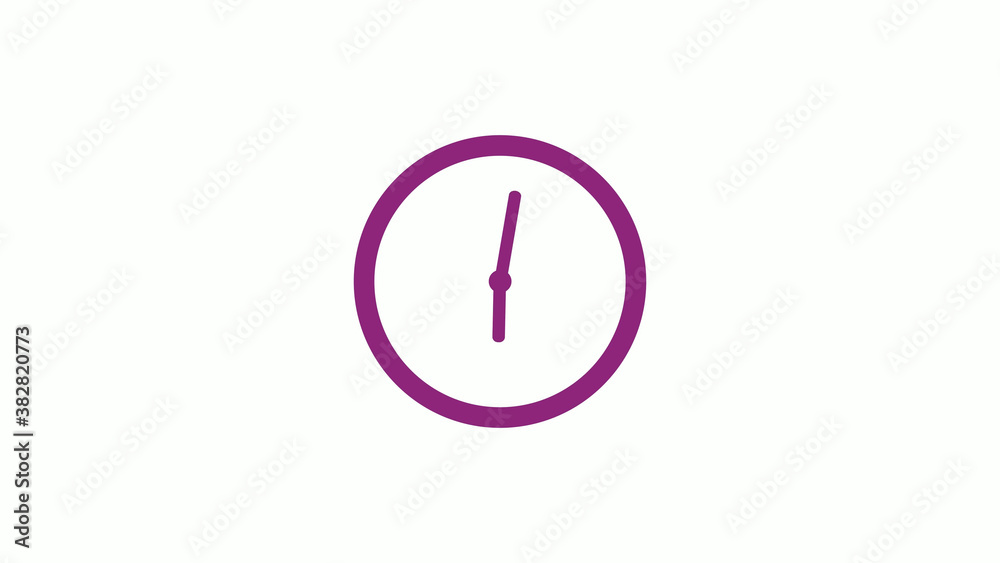 New pink dark circle 12 hours clock isolated without trick,clock icon New pink dark circle 12 hours clock isolated without trick,clock icon