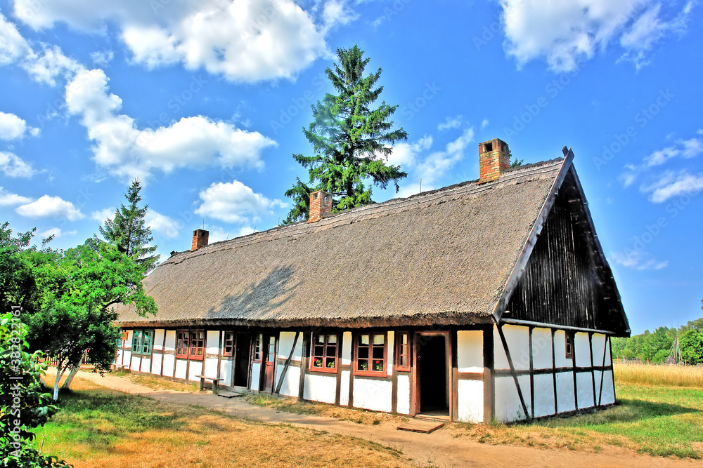 Muzeum Wsi Słowińskiej  skansen w Klukach, Polska.
