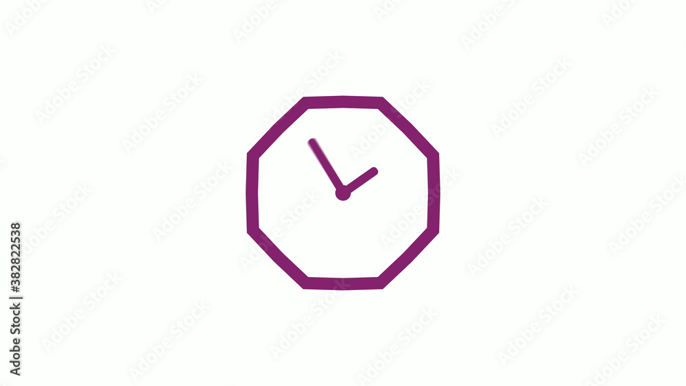 New pink dark counting down clock icon on white background,clock isolated New pink dark counting down clock icon on white background,clock isolated