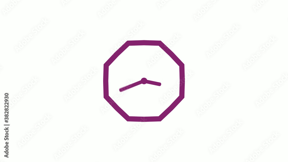 New pink dark counting down clock icon on white background,clock isolated New pink dark counting down clock icon on white background,clock isolated