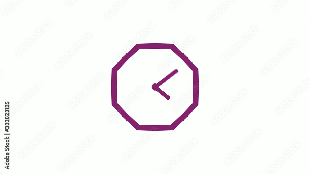 New pink dark counting down clock icon on white background,clock isolated New pink dark counting down clock icon on white background,clock isolated
