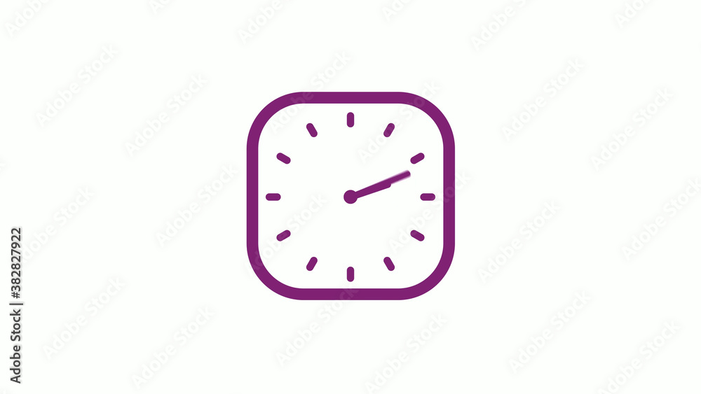 New pink dark square clock icon on white background,clock isolated,clock icon New pink dark square clock icon on white background,clock isolated,clock icon