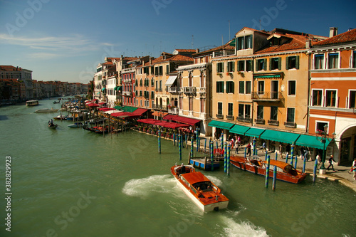 View of the Grand Canal in Venice from Rialto Bridge © Yz-Wu