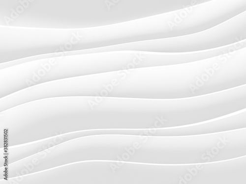 Wavy lines abstract white background