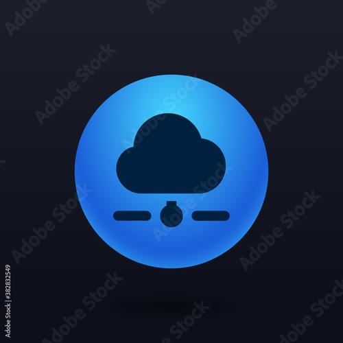 Cloud Network - Button