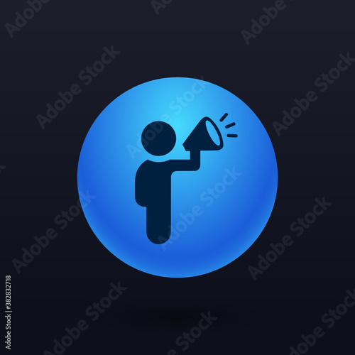 Business Announcement - Button