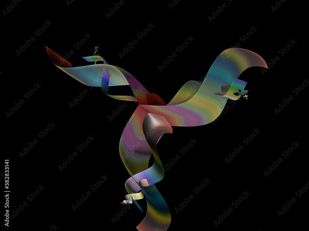 Obraz premium Imaginatory fractal background Image