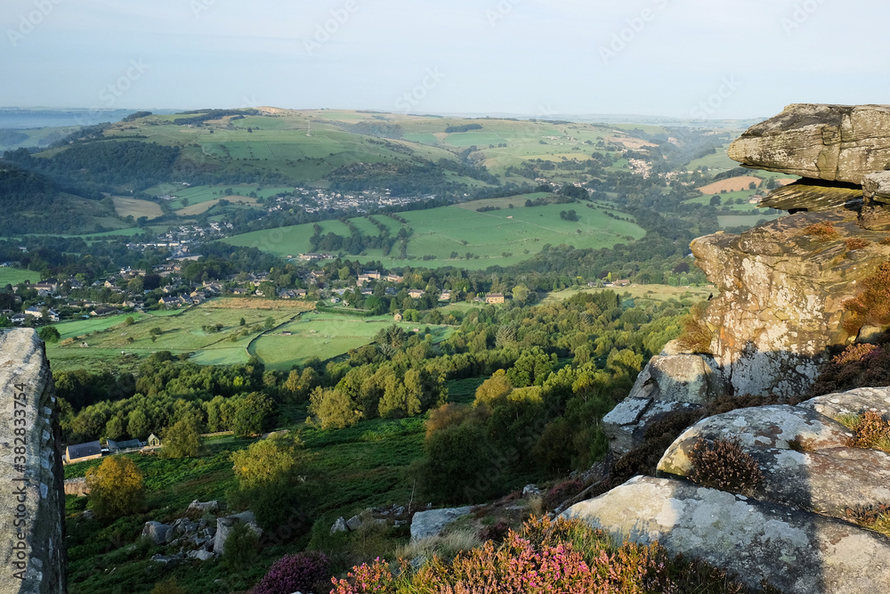 Curbar Edge in the Derbyshire Dales, Peak District, UK Curbar Edge in the Derbyshire Dales, Peak District, UK