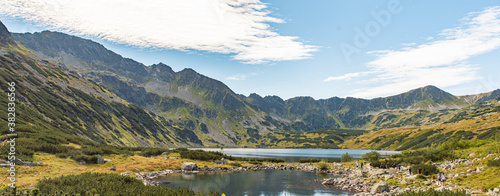 mountain landskape, Dolina Pięciu Stawów Polskich, Tatra Mountains, Five Lakes Valley in september