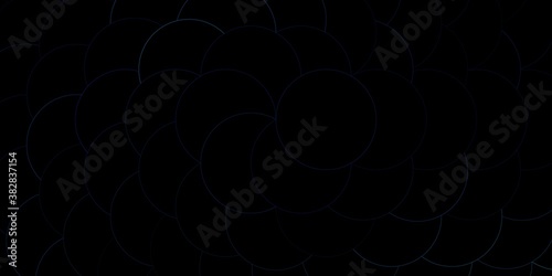 Dark Blue, Green vector template with circles. Abstract decorative design in gradient style with bubbles. Pattern for websites. © Guskova