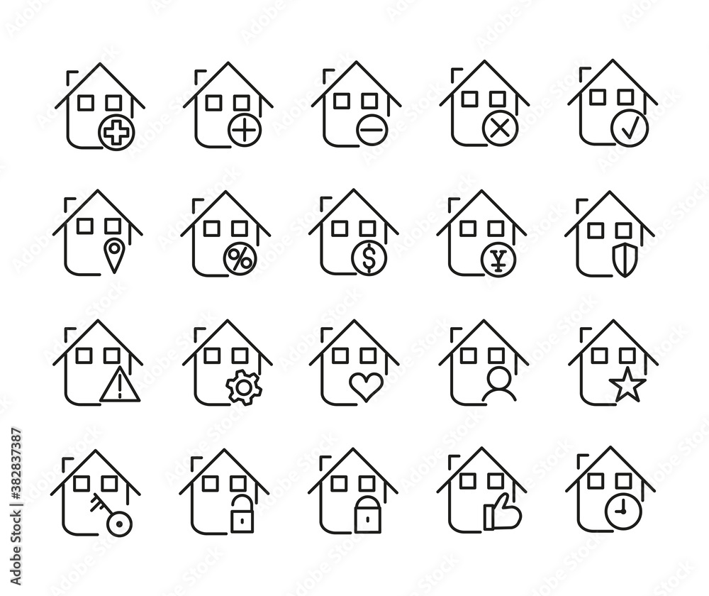 Simple Set Of Home, House Related Outline Icons. Elements For Mobile Concept And Web Apps. Thin Line Vector Icons For Website Design And Development, App Development. Premium Pack. Simple Set Of Home, House Related Outline Icons. Elements For Mobile Concept And Web Apps. Thin Line Vector Icons For Website Design And Development, App Development. Premium Pack.