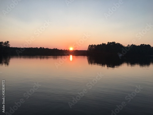 Sunset on the lake © Mackenzie