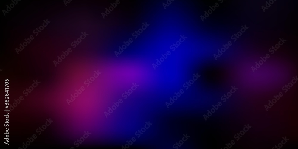 Dark blue, red vector blur texture.