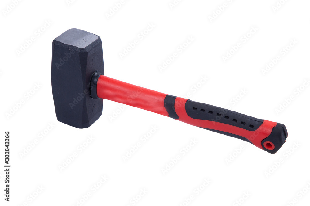 new hammer isolated on a white background. new hammer isolated on a white background.