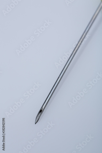 cannula on white background 