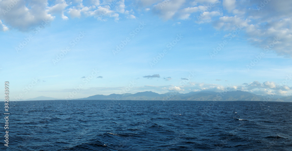 Naklejka premium Beautiful seascape with islands. Palawan Island. Philippines.