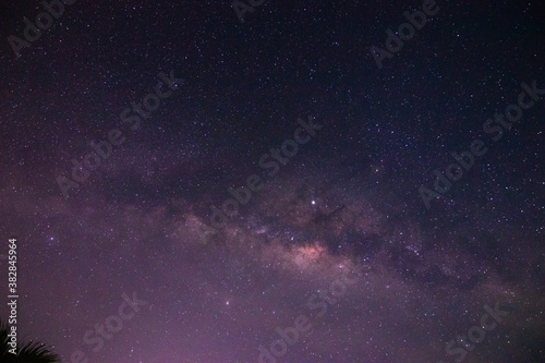 Fototapeta Naklejka Na Ścianę i Meble -  Milky way galaxy with stars and space dust in the universe.