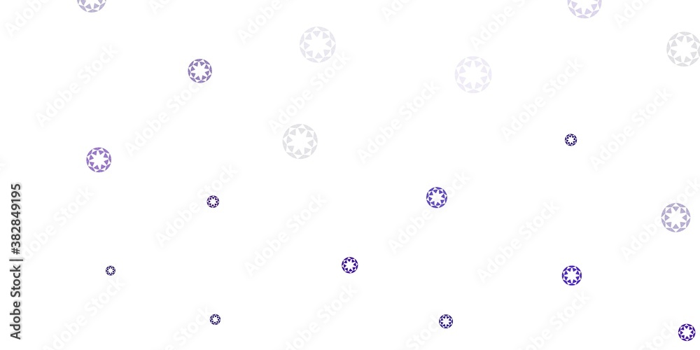 Light purple vector pattern with spheres.