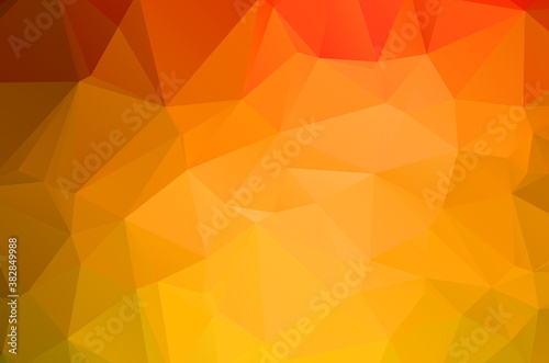 Background bright yellow template random bright colors low poly