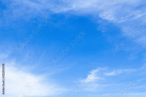 Sky background and white clouds