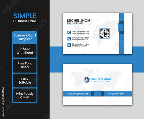 simple business card