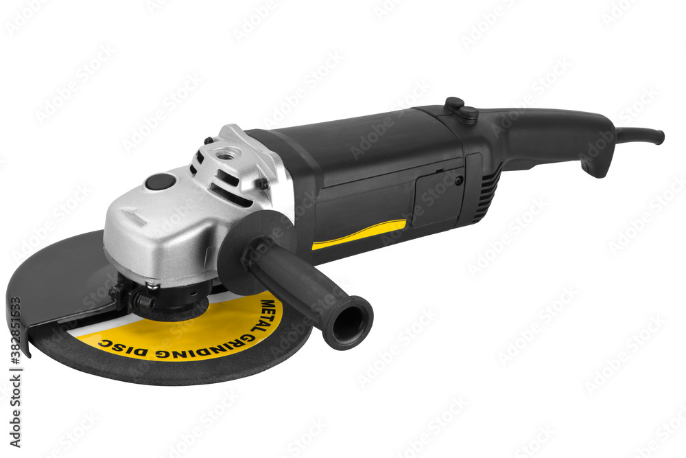Iron electric saw on white background Iron electric saw on white background