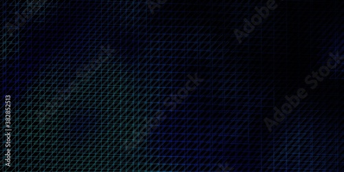 Dark BLUE vector layout with lines. Colorful gradient illustration with abstract flat lines. Pattern for websites, landing pages.