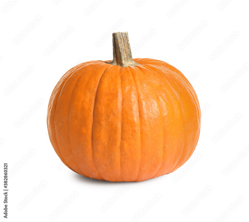 Fresh ripe pumpkin isolated on white. Organic plant Fresh ripe pumpkin isolated on white. Organic plant