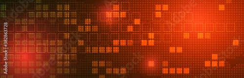 futuristic quadratic technology background
