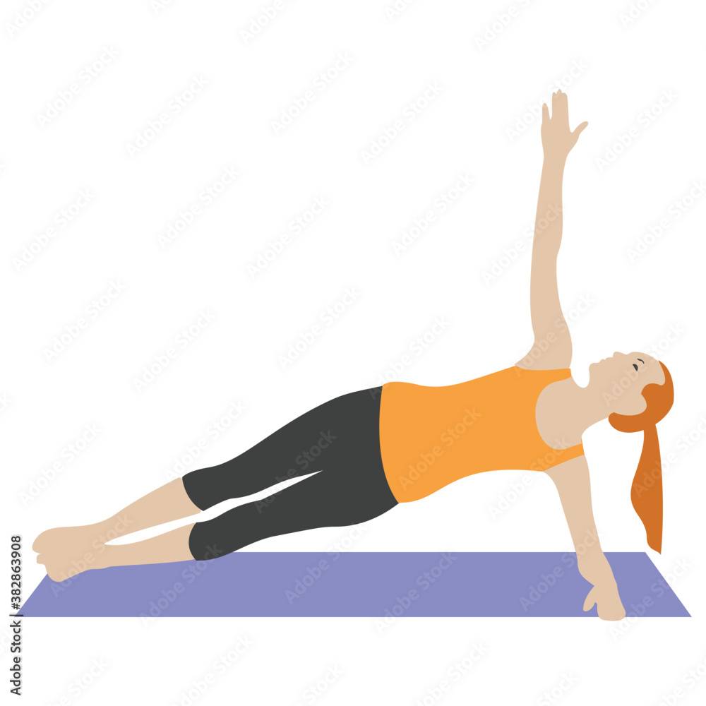 Stretch muscle exercise, fitness exercise
Stretch muscle exercise, fitness exercise