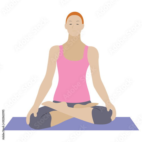 
Stretch muscle exercise, fitness exercise 
