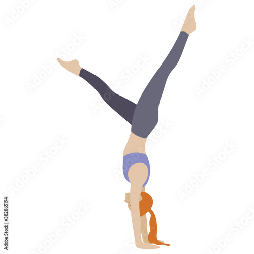 
Stretch muscle exercise, fitness exercise 
