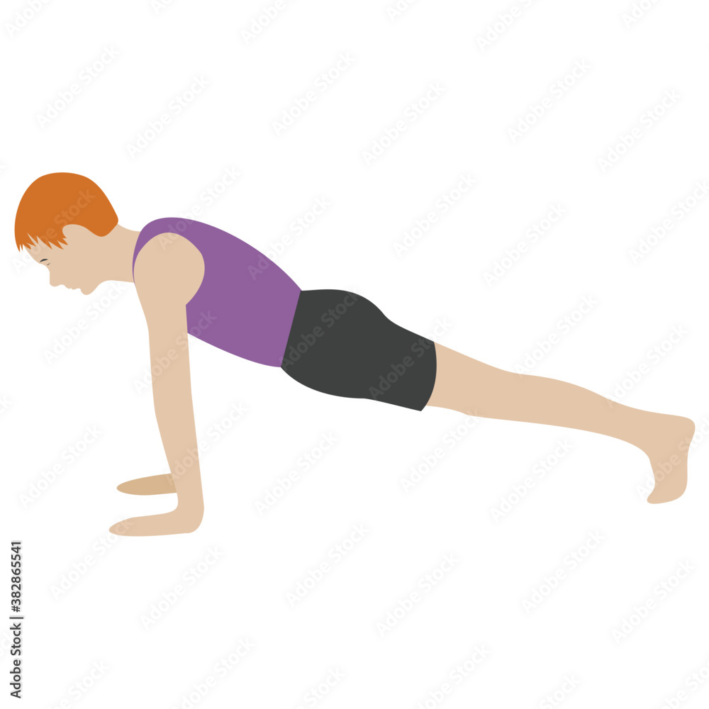 Stretch muscle exercise, fitness exercise
Stretch muscle exercise, fitness exercise
