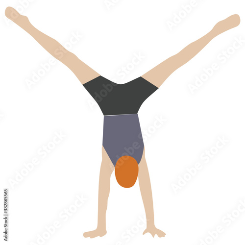 
Stretch muscle exercise, fitness exercise 
