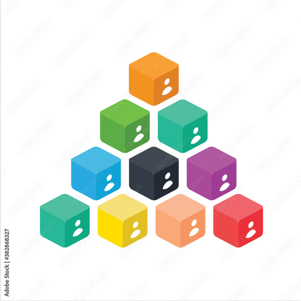 
Business infographic flat illustration 
