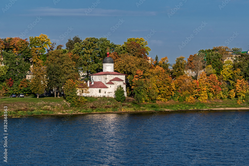Obraz premium The Church of Clement Pope of Rome and Peter of Alexandria, the city of Pskov