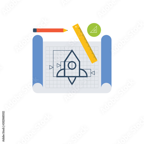 
Image drawing denoting prototyping 
