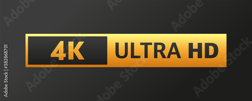 Modern tv full hd 4k, great design for any purposes. Set technology signs. Vector illustration.